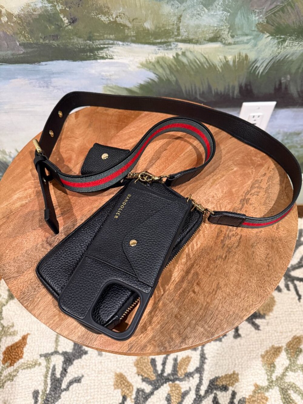Bandolier - Kimberly 14 iPhone Pro Max - Phone/Pouch/Airpods - Black Pebble